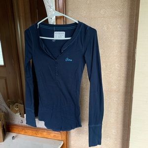 Aeropostale Macy, Quarter-Button up, Long-sleeve